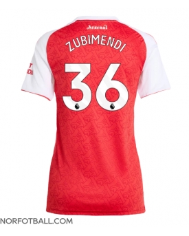 Billige Fotballdrakt Arsenal Martin Zubimendi #36 Replika Hjemmedrakt Dame 2025-26 Kortermet Billige Fotballdrakt Arsenal Martin Zubimendi #36 Replika Hjemmedrakt Dame 2025-26 Kortermet